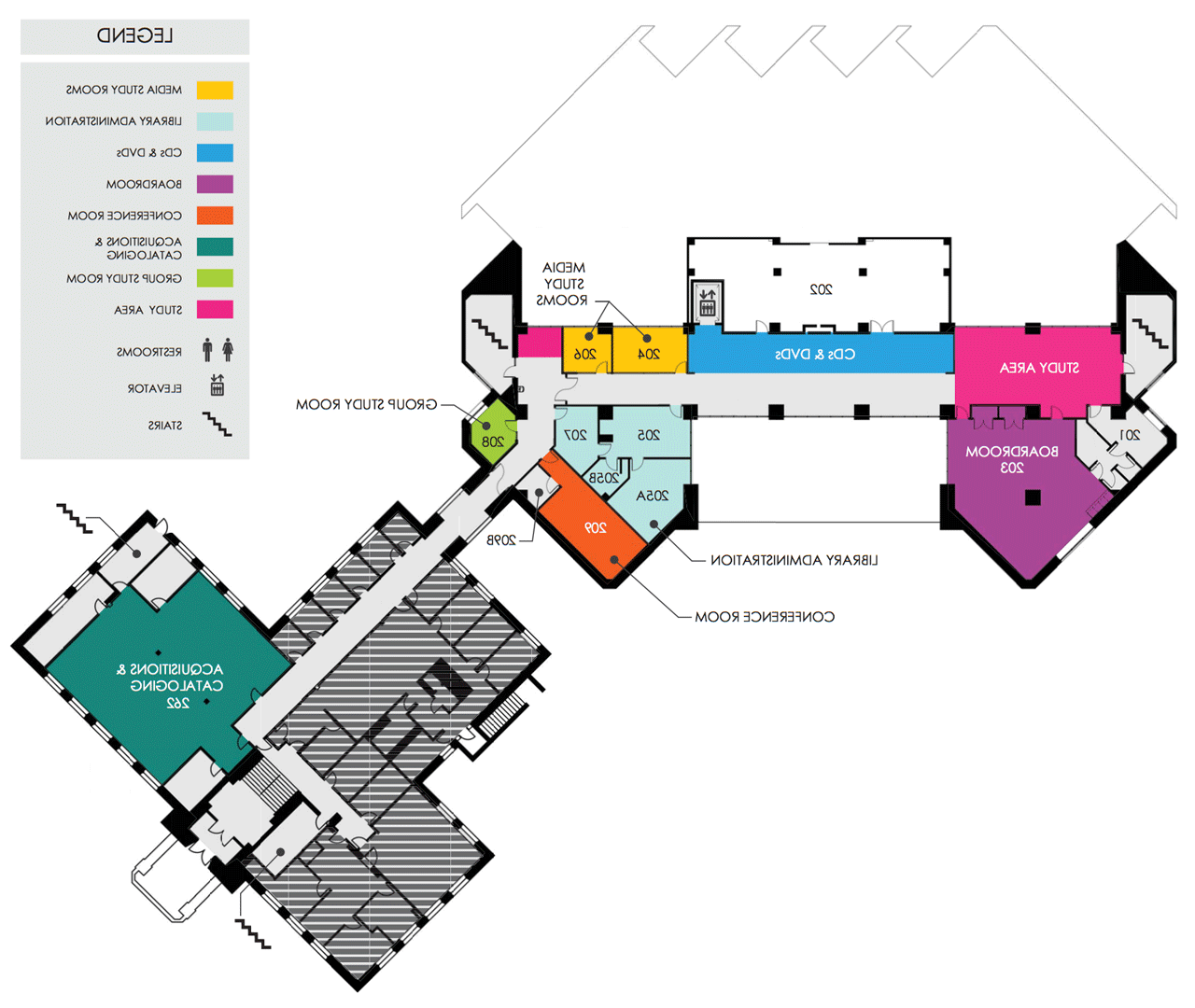 Library Floor 2 Map