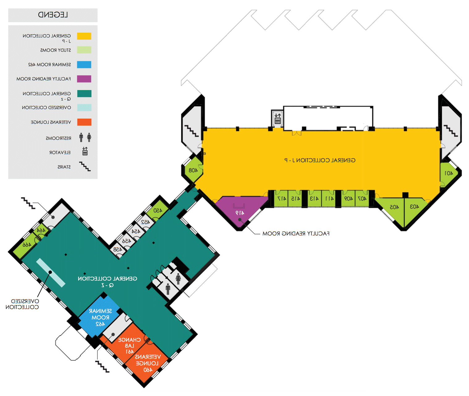 Library Floor 4 Map